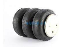China Natural Rubber Triple Convoluted Air Spring 3B20F-2P03 Industrial Air Bellow Suspension supplier