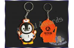 China Professional Creative Custom Plastic Medallions For PVC Keychain Making supplier
