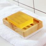 Wood Grain Bathroom Soap Stand Plastic for sale
