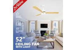 China OEM Dimmable LED Ceiling Fan Energy Saving 220V DC Copper Motor supplier
