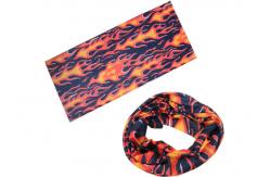 China Skull Running UV  Headwear 100% Microfiber Polyester Sublimation Printing supplier