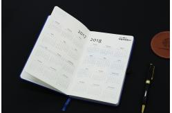 China Calendar Softcover Dotted Notebook , Pretty Journals Notebooks With Elastic Band supplier