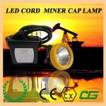 15000lux Waterproof LED Mining Light ATEX Portable , 6.5Ah Miners Helmet for sale
