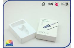 China Customized Size Eco Friendly Folding Coated Paper Box Car Charger Set supplier