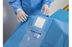 China Disposable Eye Drape 90x90cm 120x120cm Customized Liquid Collection Pouch supplier