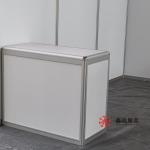 Counters of exhibition booth, counters for tradeshow stand, folding portable counter folded free of tool for sale