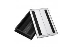 China Hidden Cables Aluminium Desktop Socket Box Socket Cable Storage Box supplier