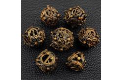 China Longkong Circle Metal Dice Set DND Dungeon And Multi -Noodle RPG Chessboard Game supplier