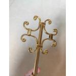 7655 Modern Georgian Bar Water Plated Long Life Outside Used Aluminum Georgian Bar Decorative Flower for Double Glazing Glass for sale