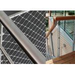 0.5m-30m Flexible Stainless Steel Cable Mesh Netting For Stairs rustproof for sale