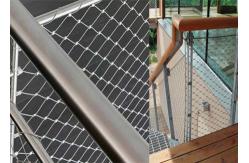 China 0.5m-30m Flexible Stainless Steel Cable Mesh Netting For Stairs rustproof supplier