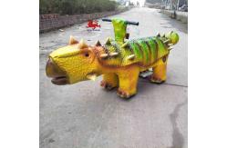 China Money Making Animatronic Rides , Realistic Dino Ride with Alive Roaring Sound supplier