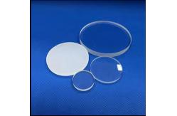 China Customized Heat Resistant Transparent Fused Silica Round Wafer Glass Quartz Plate supplier