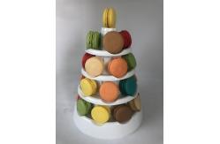 China 12 Pcs PET Plastic Macaron Containers Embossing Printing Handling supplier