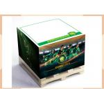 Promotional Personalized Memo Pads Lateral Printing With Wooden Pallet for sale
