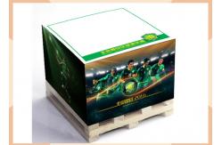 China Promotional Personalized Memo Pads Lateral Printing With Wooden Pallet supplier
