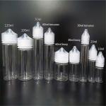 Cigarette Oil Dropper Plastic Cosmetic Containers 50ml 60ml for sale