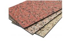China PE/PVDF Coating Marble Composite Panel Customizable for Various Projects supplier