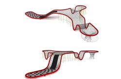 China Playground Commercial Outdoor Rope Climbing Net With Customized Design supplier