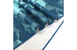 China BSCI His And Hers Microfibre Floral Beach Towel Custom Design supplier