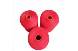 China Customized Ring Spun Dyed Polyester Yarn 100% Polyester Anti-  Bacteria For Bedsheet supplier