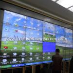 1.8mm Gap 700cd Floor Stand 4x3 Video Wall With Split Screen Advertising Display for sale