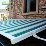 Conservatory Patio Retractable Roof Awning / Free Standing Balcony Roof Retractable Awning for sale