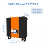 5500W 48V 5.5KW 230VAC Solar Hybrid Inverter With WIFI Monitoring Function