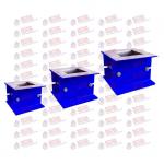Steel Cube Moulds 1 Gang Concrete Testing Equipment for sale
