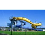 OEM Kids Water Park Playground Swimming Pool Outdoor Games Fiberglass Slide for sale
