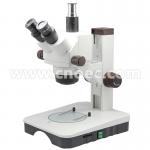 Trinocular Zoom Stereo Optical Microscope 0.7x - 4.5x LED Light Source , A23.1303 for sale