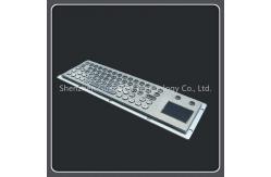 China High Temp Resistant Keyboard With Trackpad , Metal Pc Keyboard For Kiosk supplier