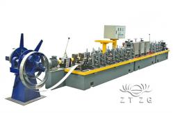 China PLC control Hollow 201 304 Stainless Steel Pipe Making Machine 1-15m/min supplier