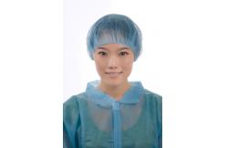 China Hygiene Nonwoven Disposable Bouffant Cap With Single Elastic supplier