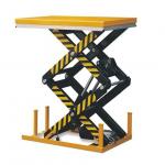 China 1 Ton Load Capacity Electric Scissor Lift Platform For Indoor Use factory