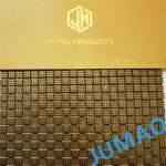 High Open Area Aluminum Decorative Mesh Screen Long Lasting Painting Finish for sale