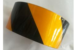 China Waterproof Retro Dark And Yellow Reflective Tape Sheets For Warning Safety Signs supplier