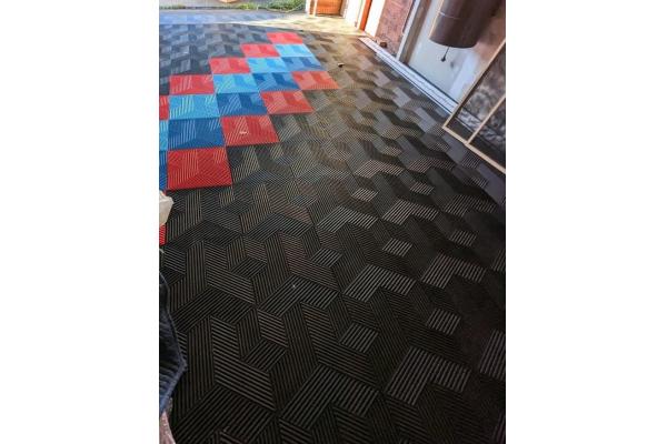 3D Waterproof Interlocking PP Plastic Garage Floor Tiles