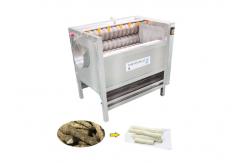 China Vegetable Peeling Machine Latest Design Electric Potato Peeler And Slicer For Sale supplier