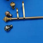 European Style 0.35mm 28mm Steel Pipe Curtain Rods for sale