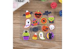 China Soft Elastic Festive Stickers PVC Foam Leather Removable Wall Stickers supplier