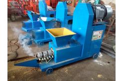 China Wood chips hollow rod solid fuel sawdust briquette press machine supplier