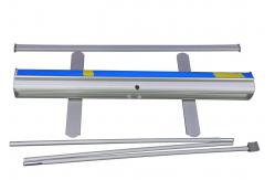 China 85 X 200cm Aluminium Retractable Roll Up Banner Stand Display supplier