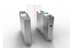China BLDC Motor Half Height Turnstile Automatic Pedestrian Sliding Glass DC24V supplier