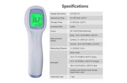 China LCD Display IR Infrared Digital Kids Fever Temperature Gun supplier
