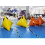 Colorful Sea Inflatable Marker Buoy Hot Air Welded Seams Stainless Fittings for sale