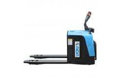 China 2 Ton Load Capacity Stand on Electric Pallet Truck for Material Handling supplier
