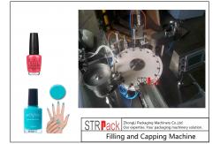 China High Reliability Nail Polish Filling Machine / Monoblock Filling Machine Capacity 60BPM supplier