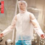 Anti Wind Jacket Translucent TPU Fabric