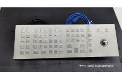 China 30min MTTR Matrix PS2  USB Trackball Keyboard 60 Keys With Numeric Keypad supplier